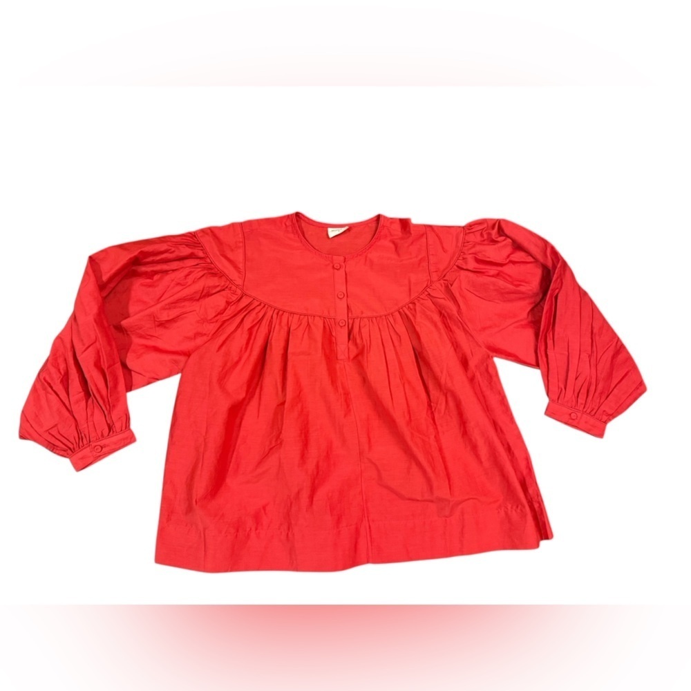 MIRTH OSLO BLOUSE IN RED Size Medium (I have matching pants, sold separately) - Picture 6 of 15